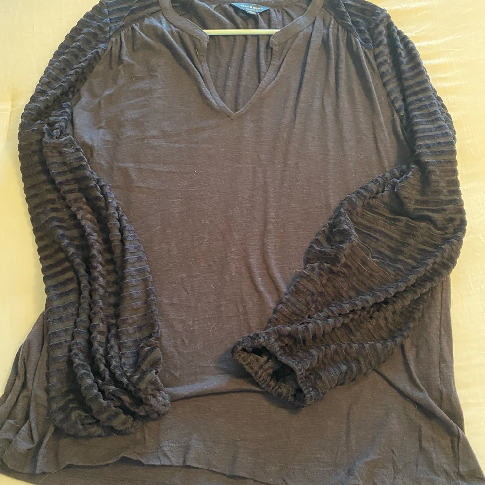 Lucky Brand black tunic